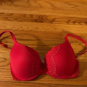 Victoria's Secret Red Lace Bra